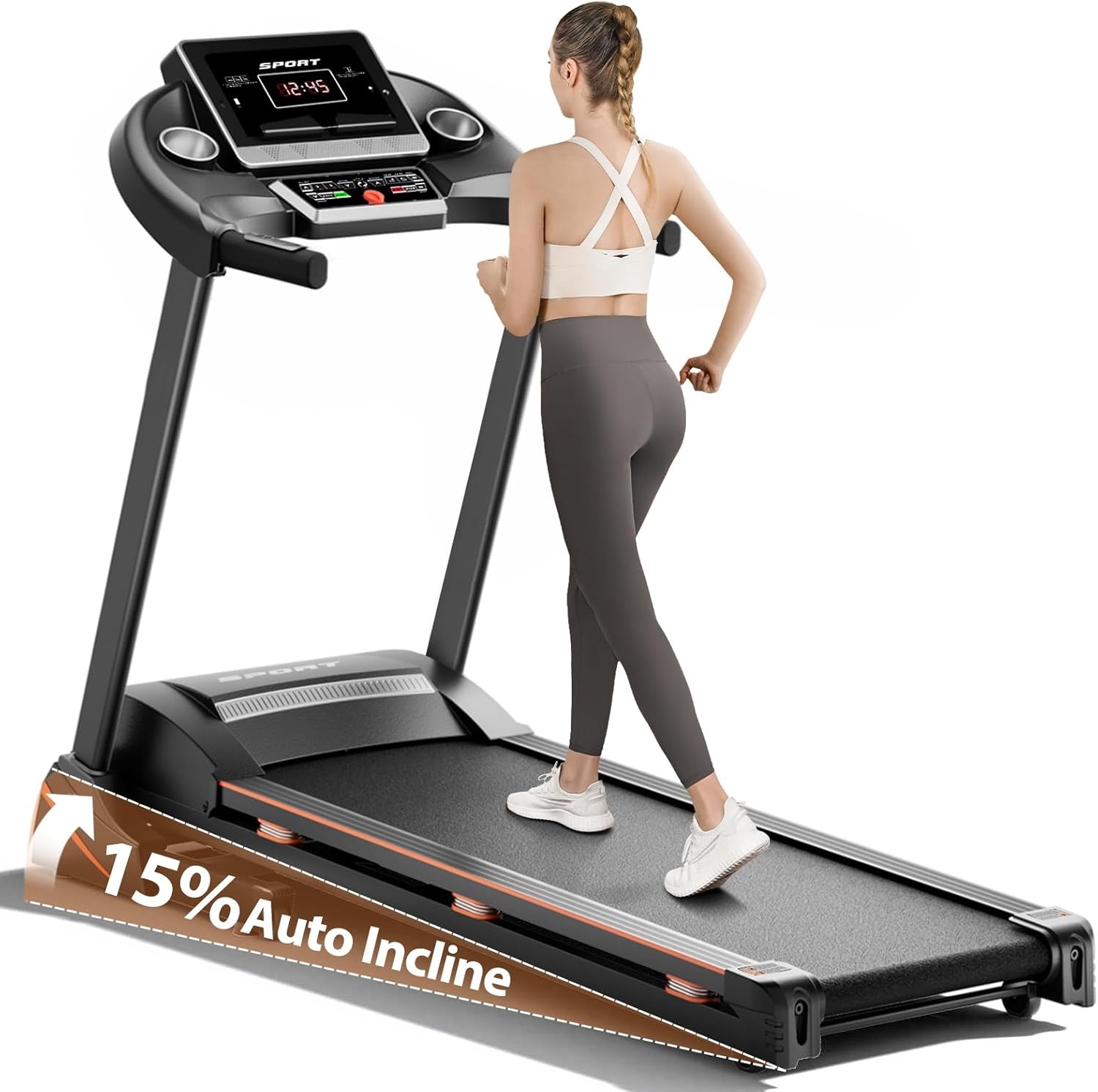 RENESTAR Treadmill for Home with Auto Incline X918